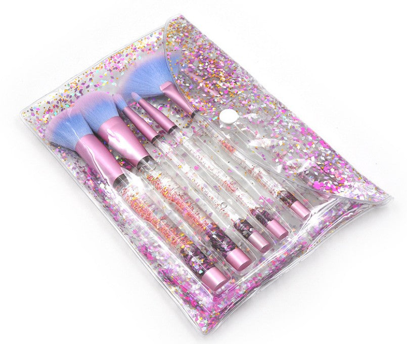 The New 7 Liquid Crystal Liquid Flow Cosmetic Brush Handle Make-up Kit Bag Valve The New 7 Liquid Crystal Liquid Flow Cosmetic Brush Handle Make-up Kit Bag Valve